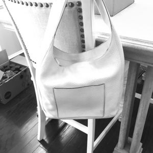 MICHAEL KORS White Leather Purse